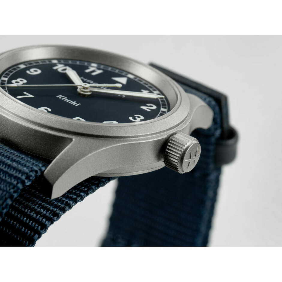 Hamilton Khaki Field Quartz 33mm Blue Watch