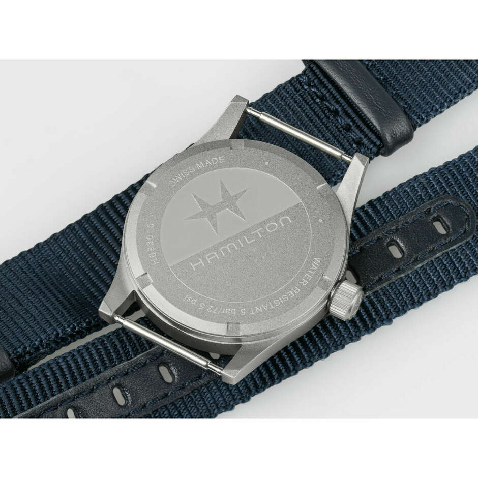 Hamilton Khaki Field Quartz 33mm Blue Watch