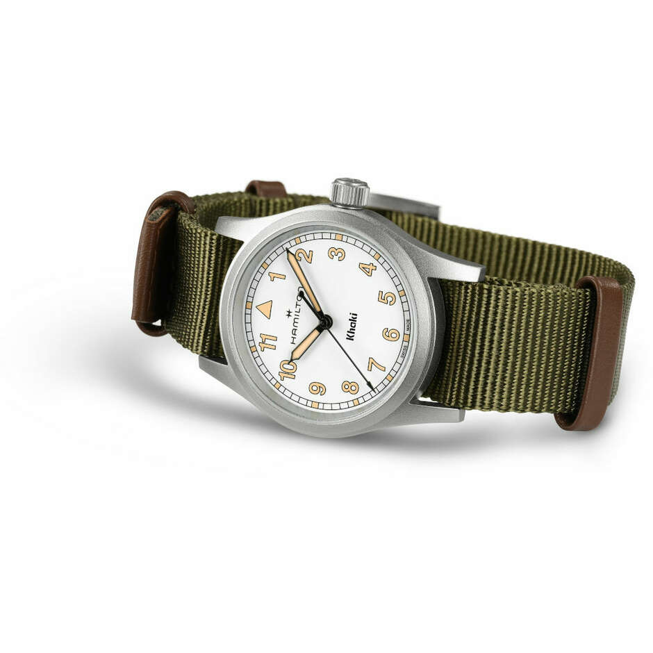 Hamilton Khaki Field Quartz 33mm White Watch
