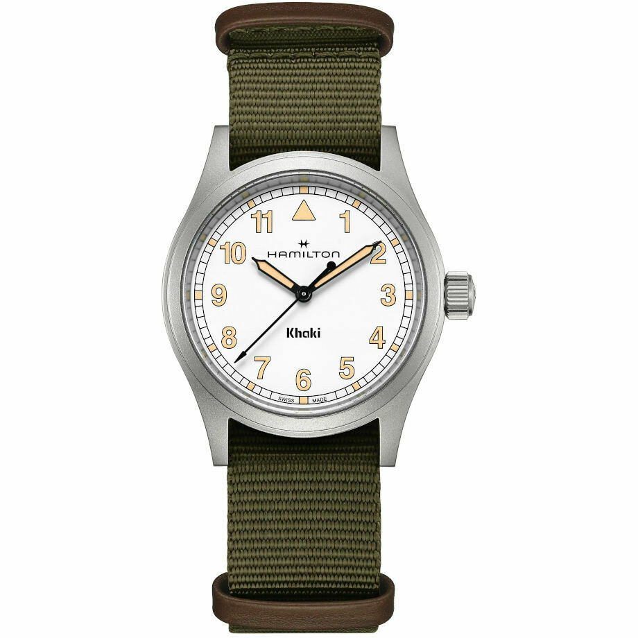 Hamilton Khaki Field Quartz 38mm White Watch
