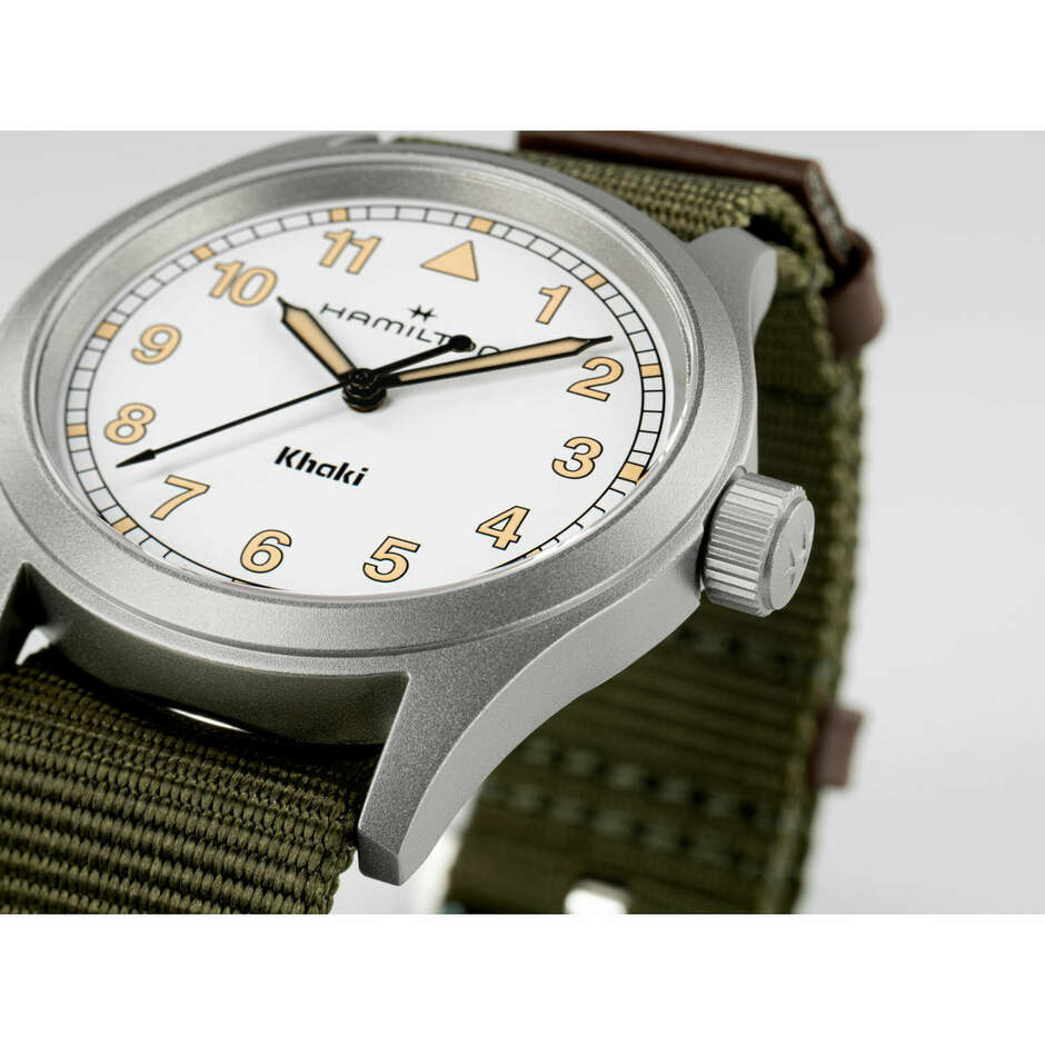 Hamilton Khaki Field Quartz 38mm White Watch