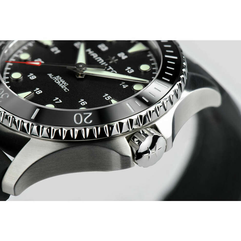 Hamilton Khaki Navy Scuba Black Automatic Men's Watch