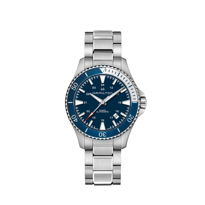 Hamilton Khaki Navy Scuba Blue Steel Automatic Watch