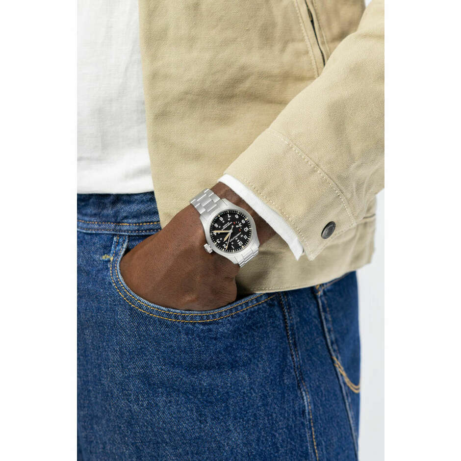 Hamilton Khaki Power Reserve Watch Black