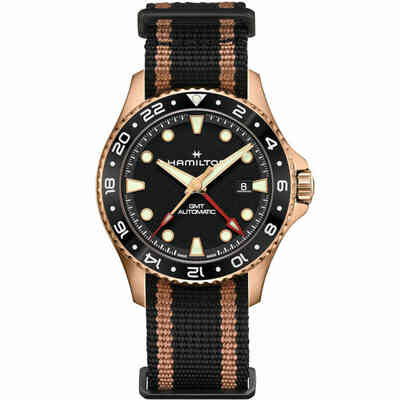Hamilton Khaki Scuba GMT Bronze Watch Hamilton Khaki Scuba GMT Bronze Watch