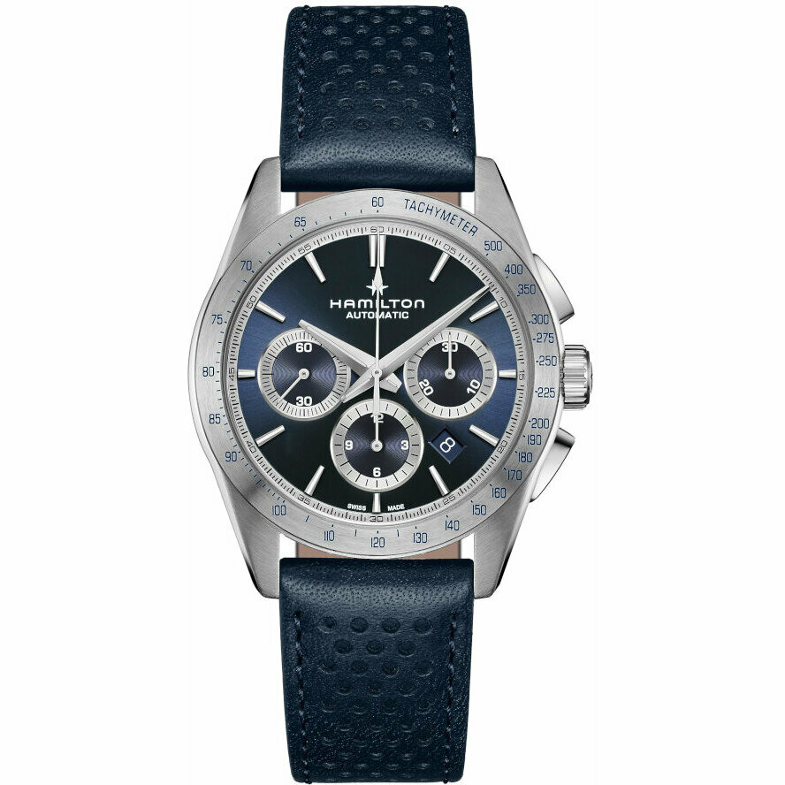 Hamilton Performer automatic chronograph blue watch