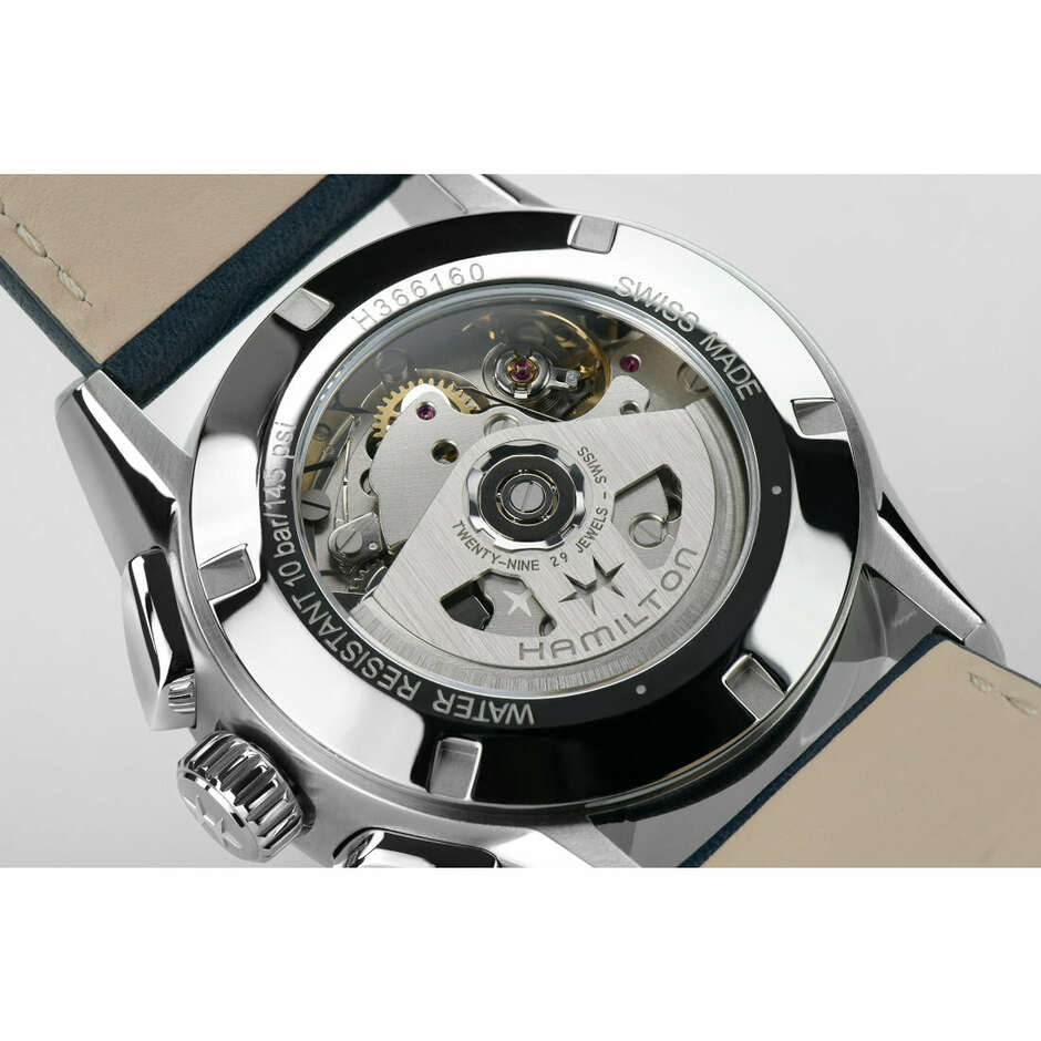 Hamilton Performer automatic chronograph blue watch