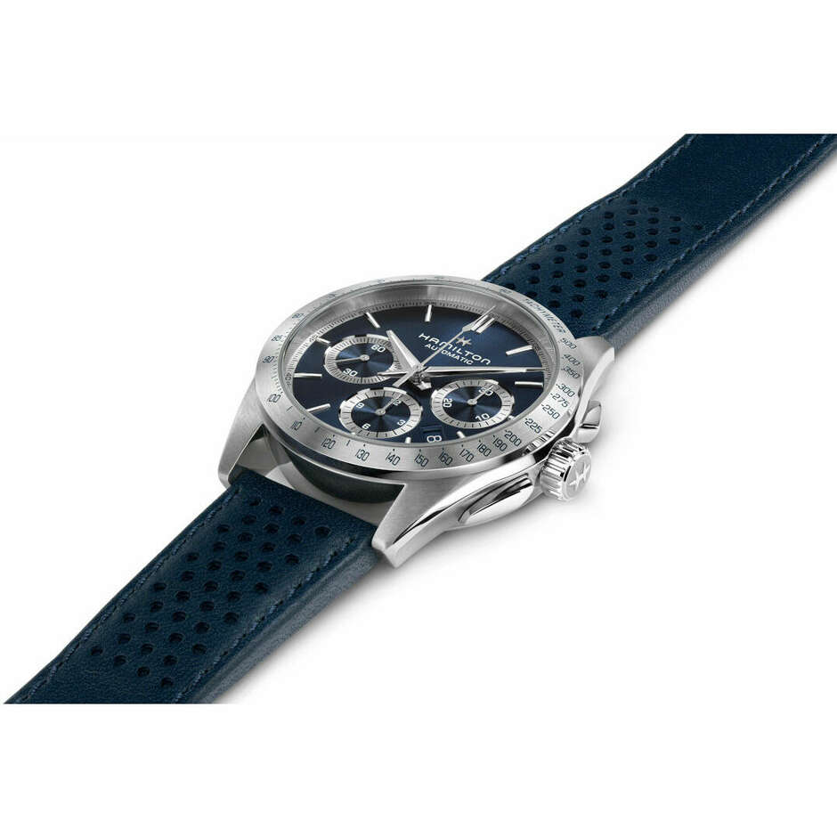Hamilton Performer automatic chronograph blue watch