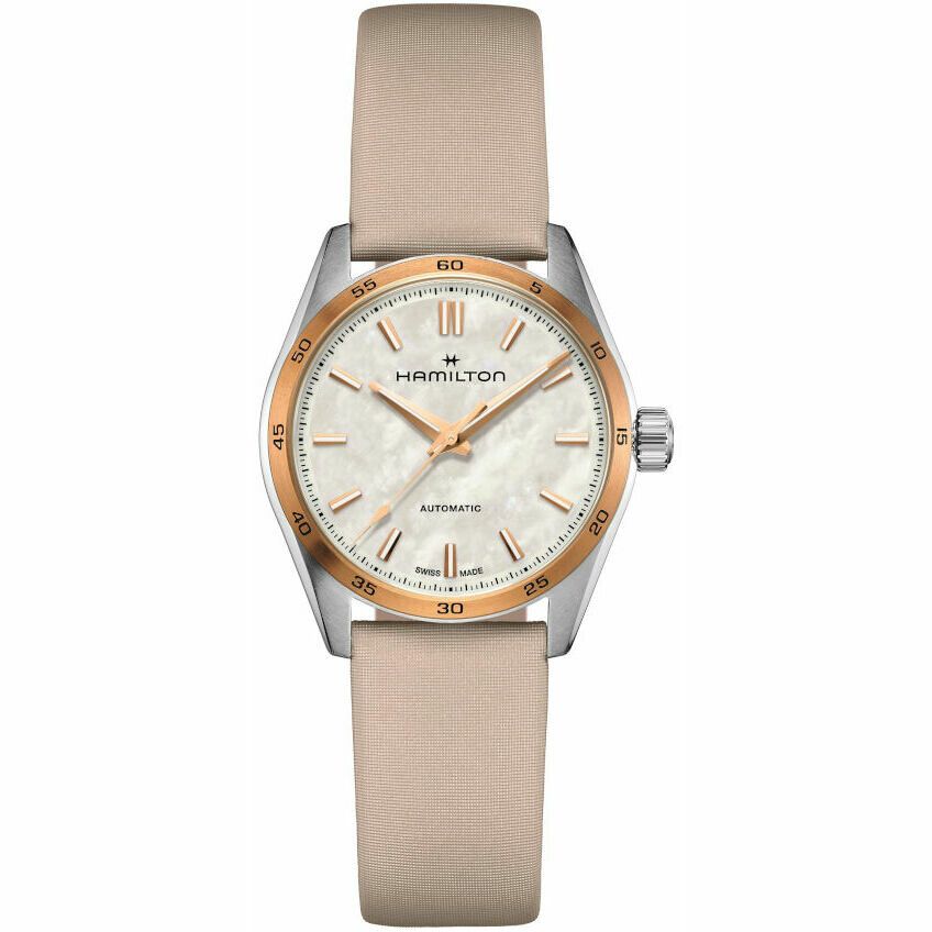 Hamilton Performer women's two-tone mother-of-pearl dial watch