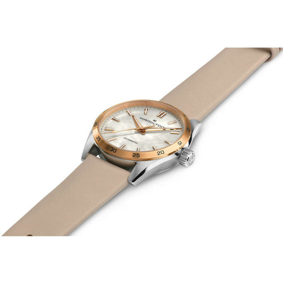 Hamilton Performer women's two-tone mother-of-pearl dial watch