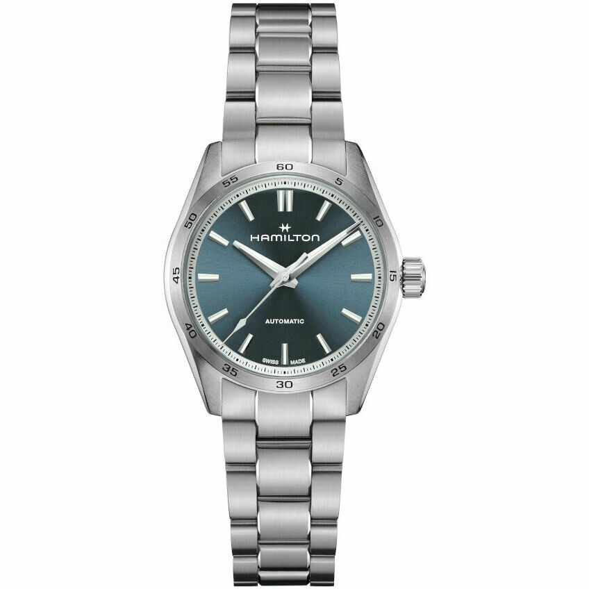 Hamilton Performer women's watch in steel with blue dial
