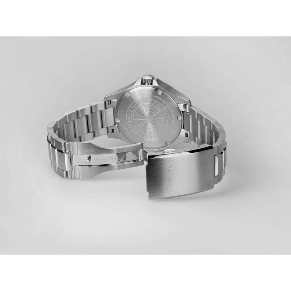 Hamilton Scuba automatic watch with red bezel