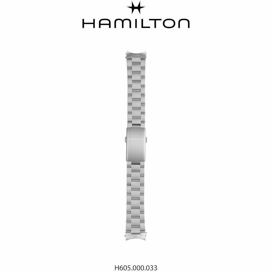 Hamilton Steel Strap for Khaki Field 38mm