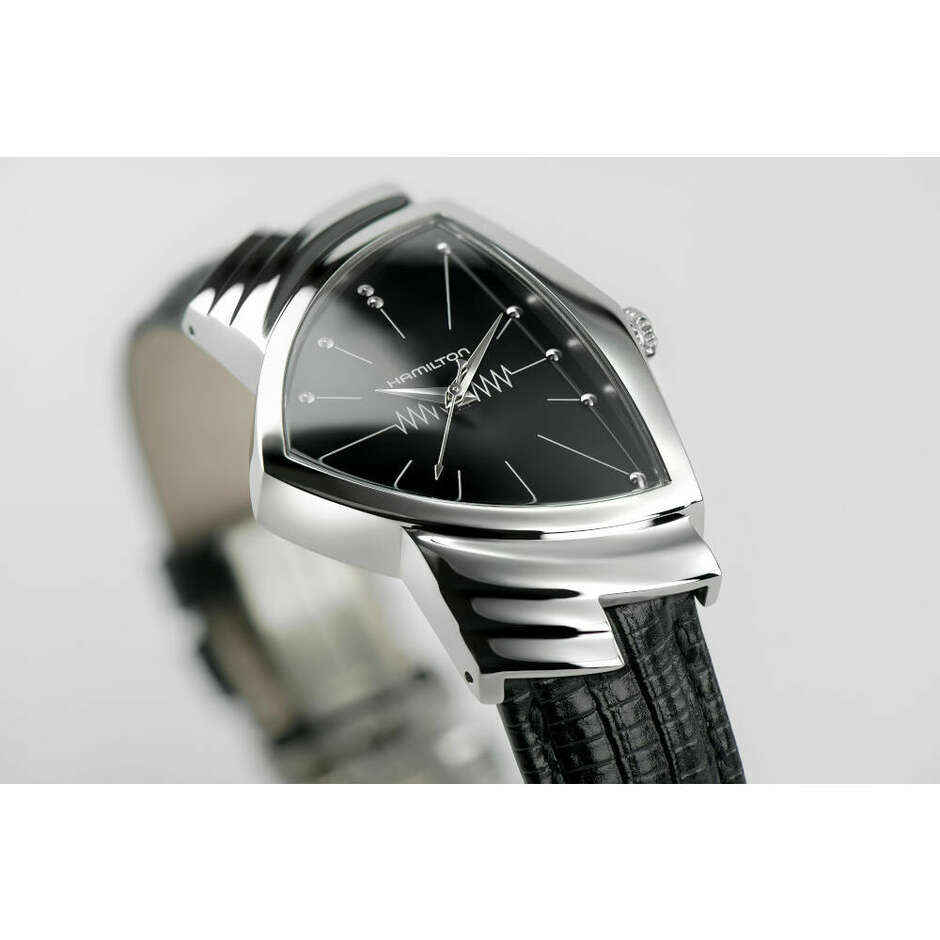 Hamilton Ventura Black Men's Quartz Watch