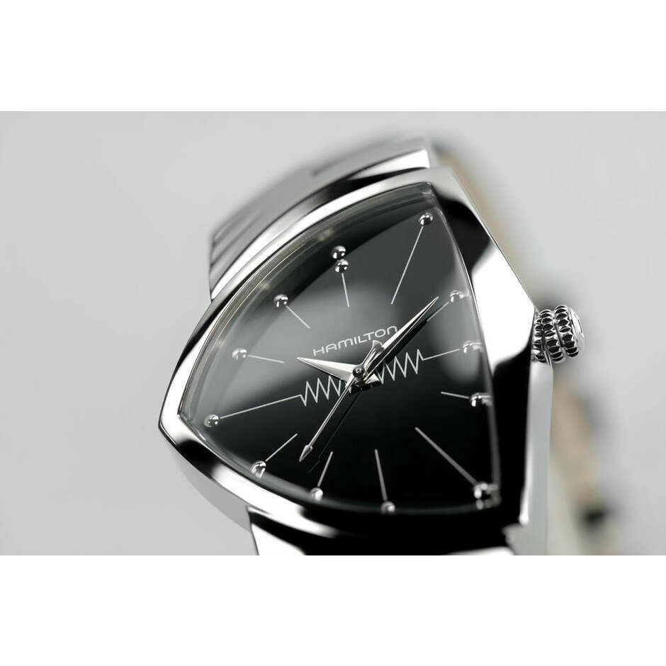Hamilton Ventura Black Men's Quartz Watch