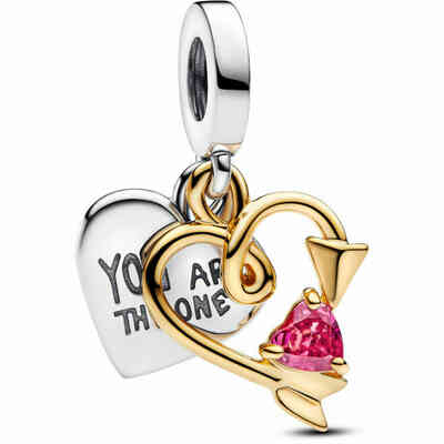 Heart Pendant Charm with Arrow to Engrave Heart Pendant Charm with Arrow to Engrave