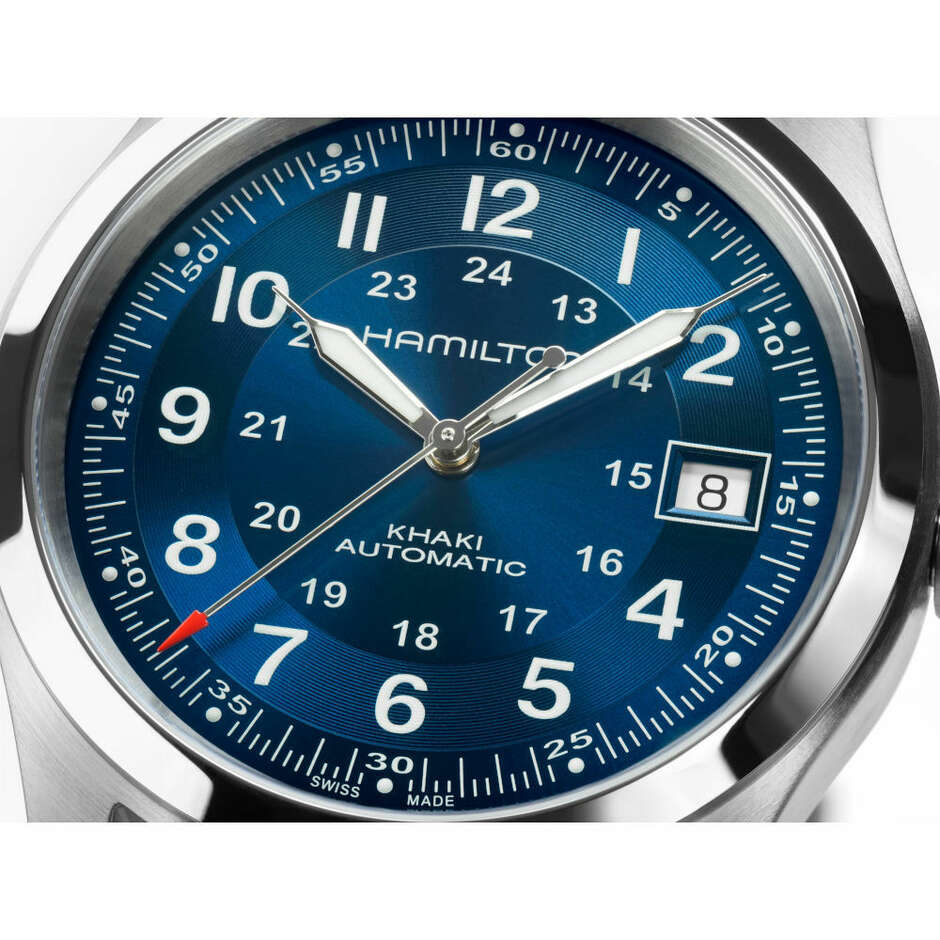 Khaki Field Automatic Blue 38mm Watch