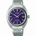 King Seiko Automatic Steel Purple Dial Watch Purple