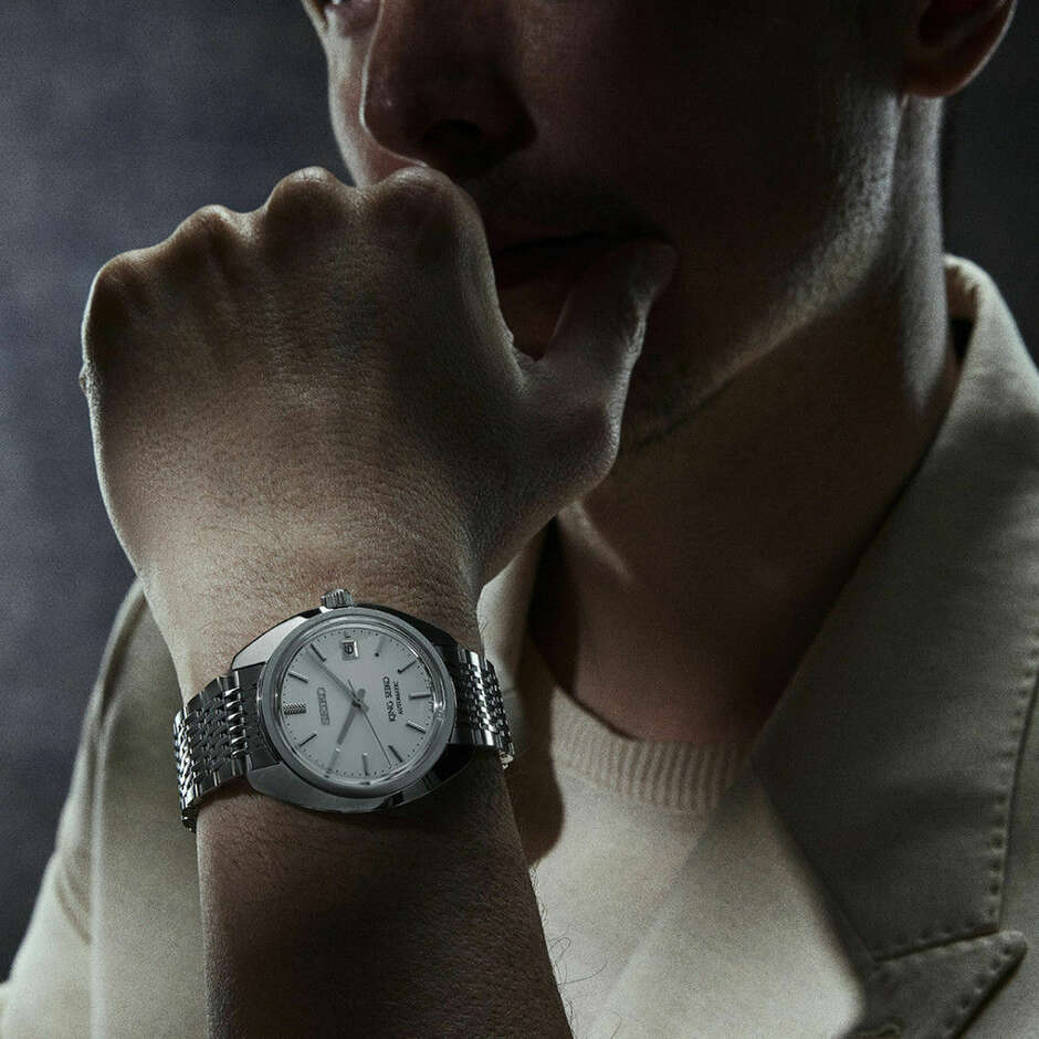 King Seiko Automatic Steel Silver Dial Watch