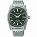 King Seiko automatic watch in steel with green dial Green