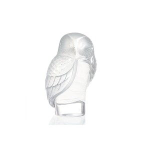 Lalique Owl figurine in crystal Lalique Owl figurine in crystal