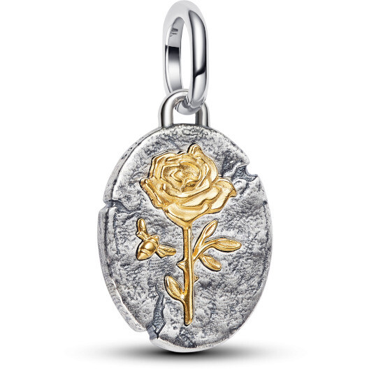 Medallion Pandora Rosa "Rosa Inter Spinas Crescit"