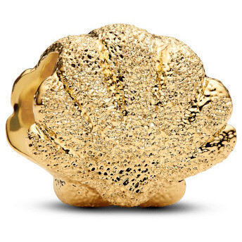 Mini Charm Conchiglia diamantata placcata oro Mini Charm Conchiglia diamantata placcata oro