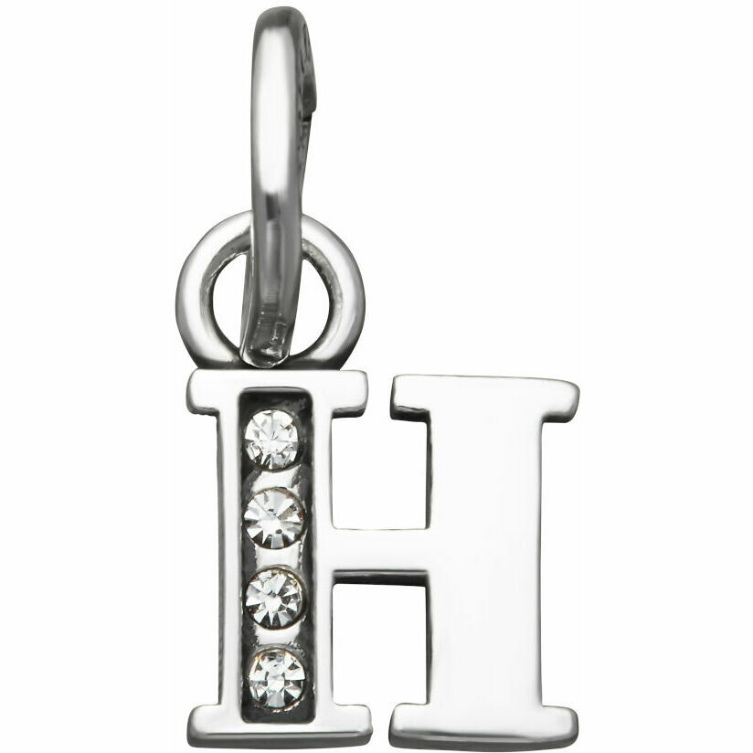 Mini Charm Giovanni Raspini Letter H Crystal
