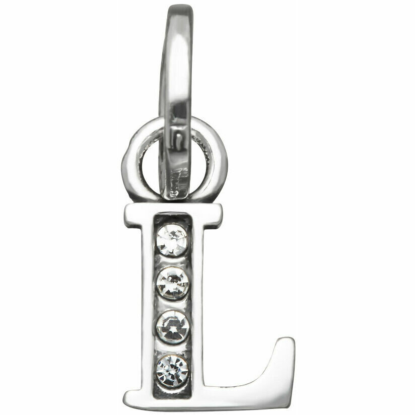 Mini Charm Giovanni Raspini Letter L Crystal