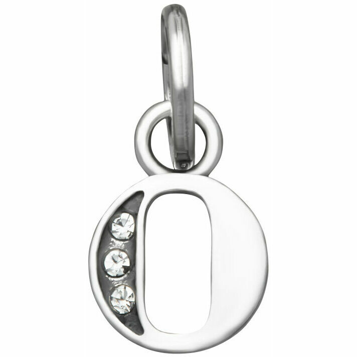 Mini Charm Giovanni Raspini Letter O Crystal