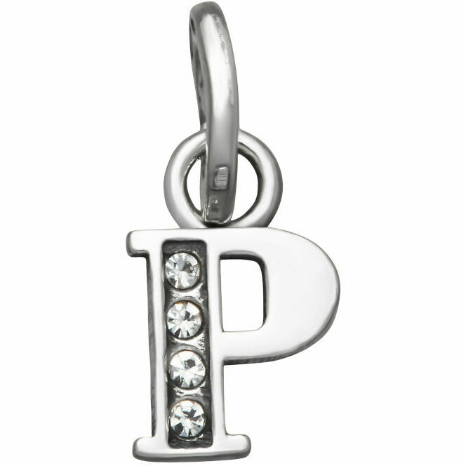 Mini Charm Giovanni Raspini Letter P Crystal