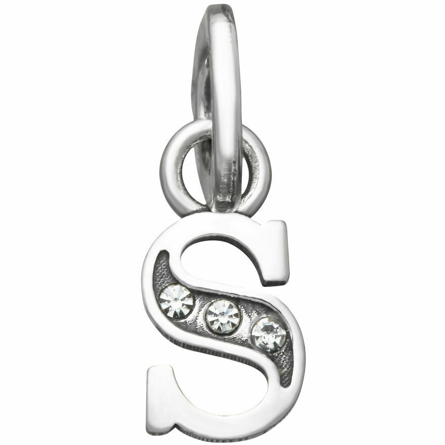 Mini Charm Giovanni Raspini letter S Crystal