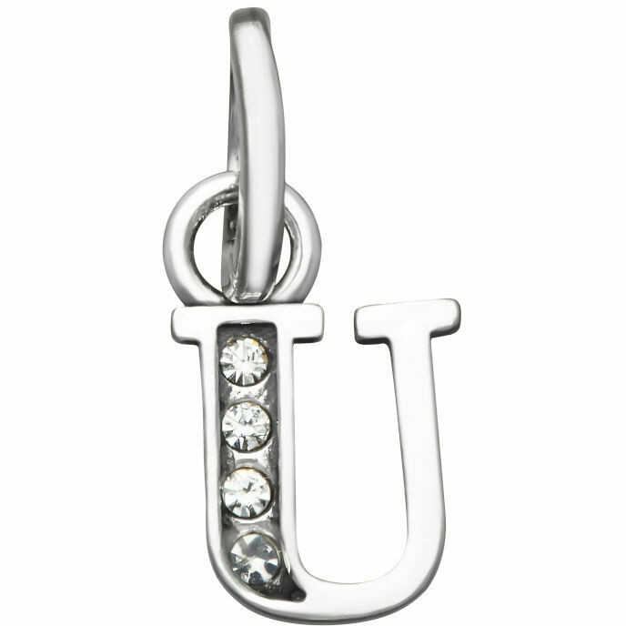 Mini Charm Giovanni Raspini Lettera U Crystal