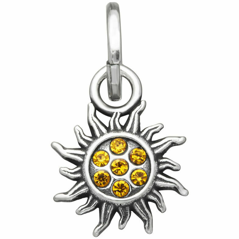 Mini Charm Giovanni Raspini Sun Crystal Yellow