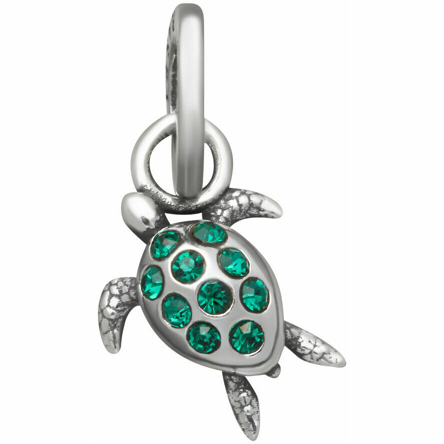 Mini Charm Giovanni Raspini Tartaruga Crystal Verde
