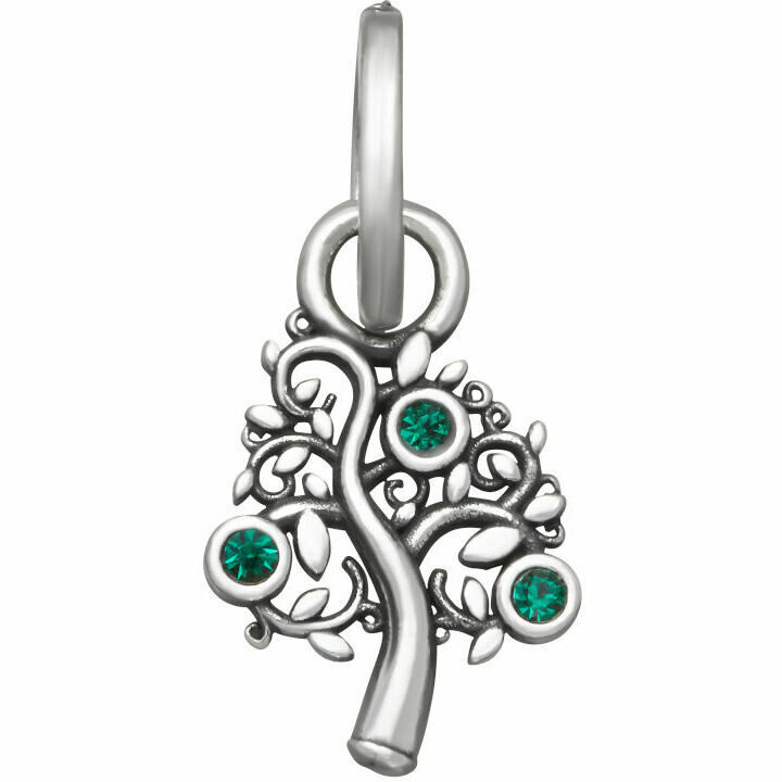 Mini Charm Giovanni Raspini Tree of Life Crystal Green