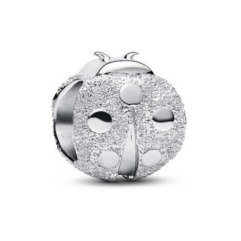 Mini Charm Pandora Coccinella effetto diamantato