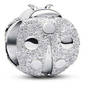 Mini Charm Pandora Coccinella effetto diamantato