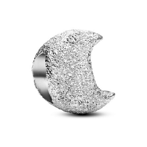 Mini Charm Pandora Luna diamantata in argento