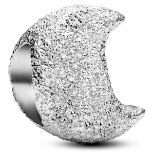 Mini Charm Pandora Luna diamantata in argento Mini Charm Pandora Luna diamantata in argento
