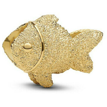 Mini Charm Pandora Pesce effetto diamantato