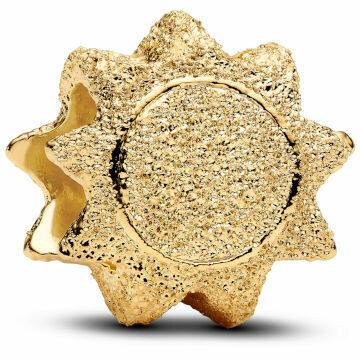 Mini Charm Pandora Sole diamantato placcato oro Mini Charm Pandora Sole diamantato placcato oro