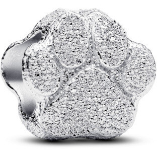 Mini Charm Pandora Zampa diamantata in argento Mini Charm Pandora Zampa diamantata in argento