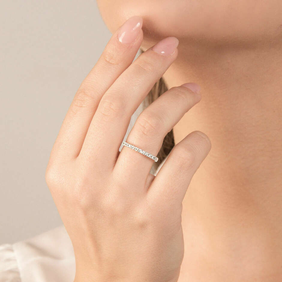 Mirco Viisconti white gold and diamond ring