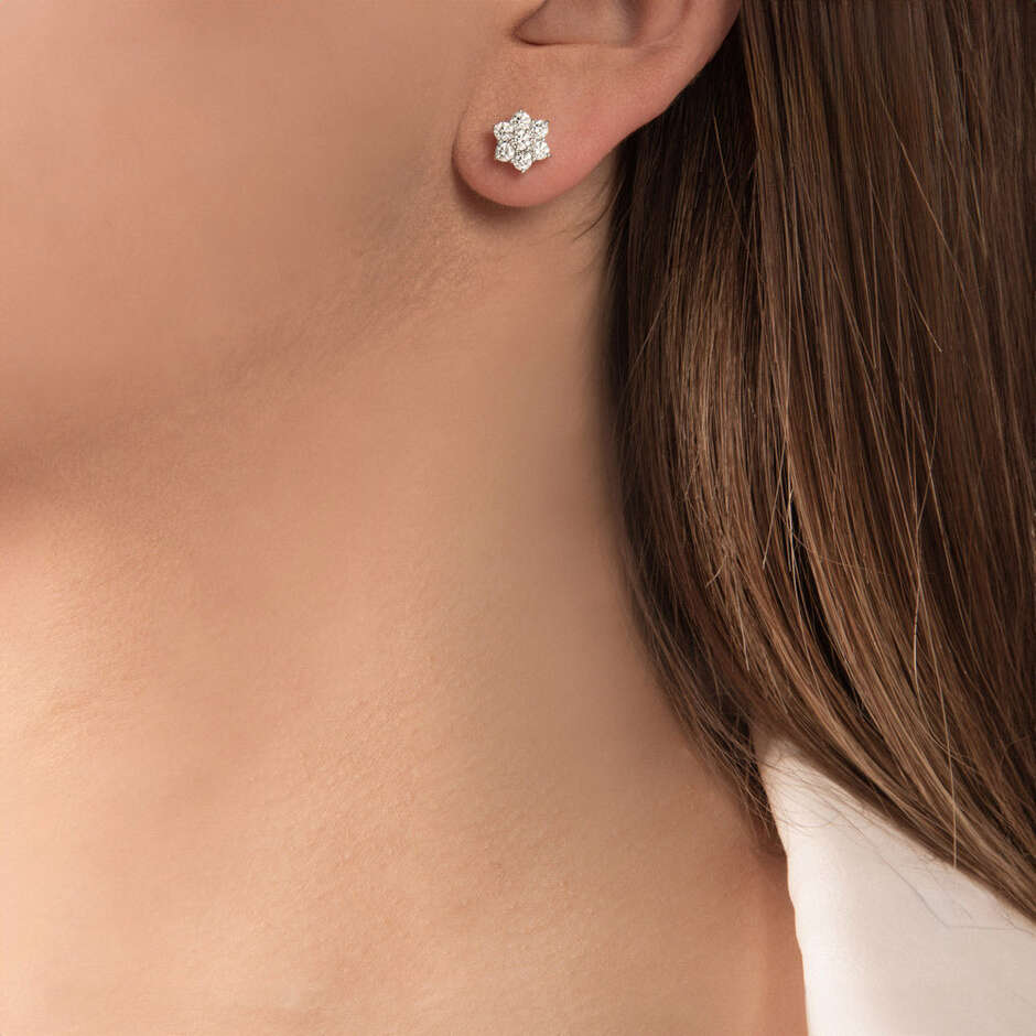 Mirco Visconti diamond pavé earrings