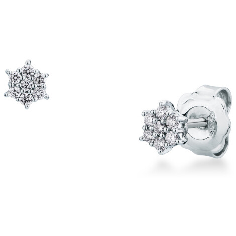 Mirco Visconti diamond pavé stud earrings