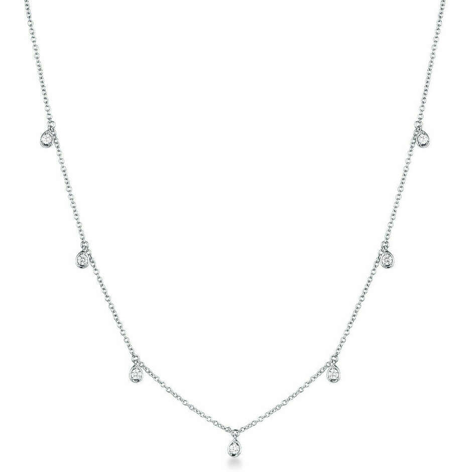 Mirco Visconti firefly necklace in white gold and diamonds