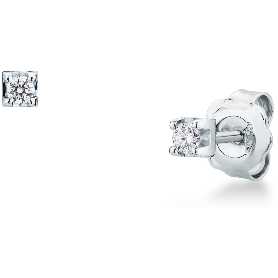 Mirco Visconti light point earrings in white gold and diamonds