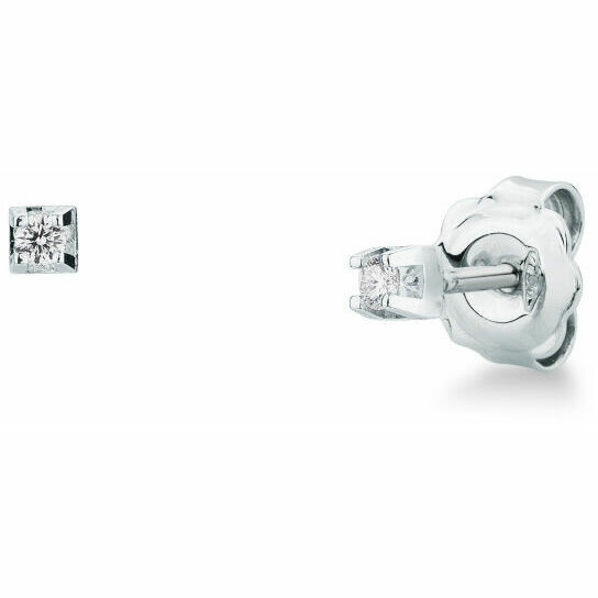 Mirco Visconti light point earrings in white gold and diamonds