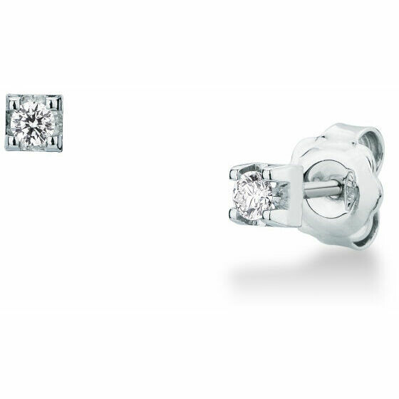 Mirco Visconti light point earrings in white gold and diamonds